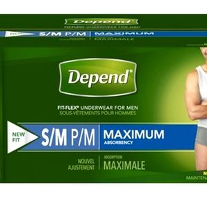 COPY - Depends Fitflex Underwear SIZE S/M